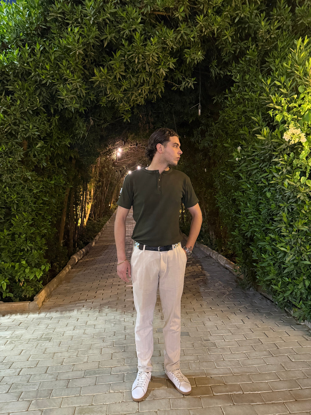 Short Sleeve Henley Shirt