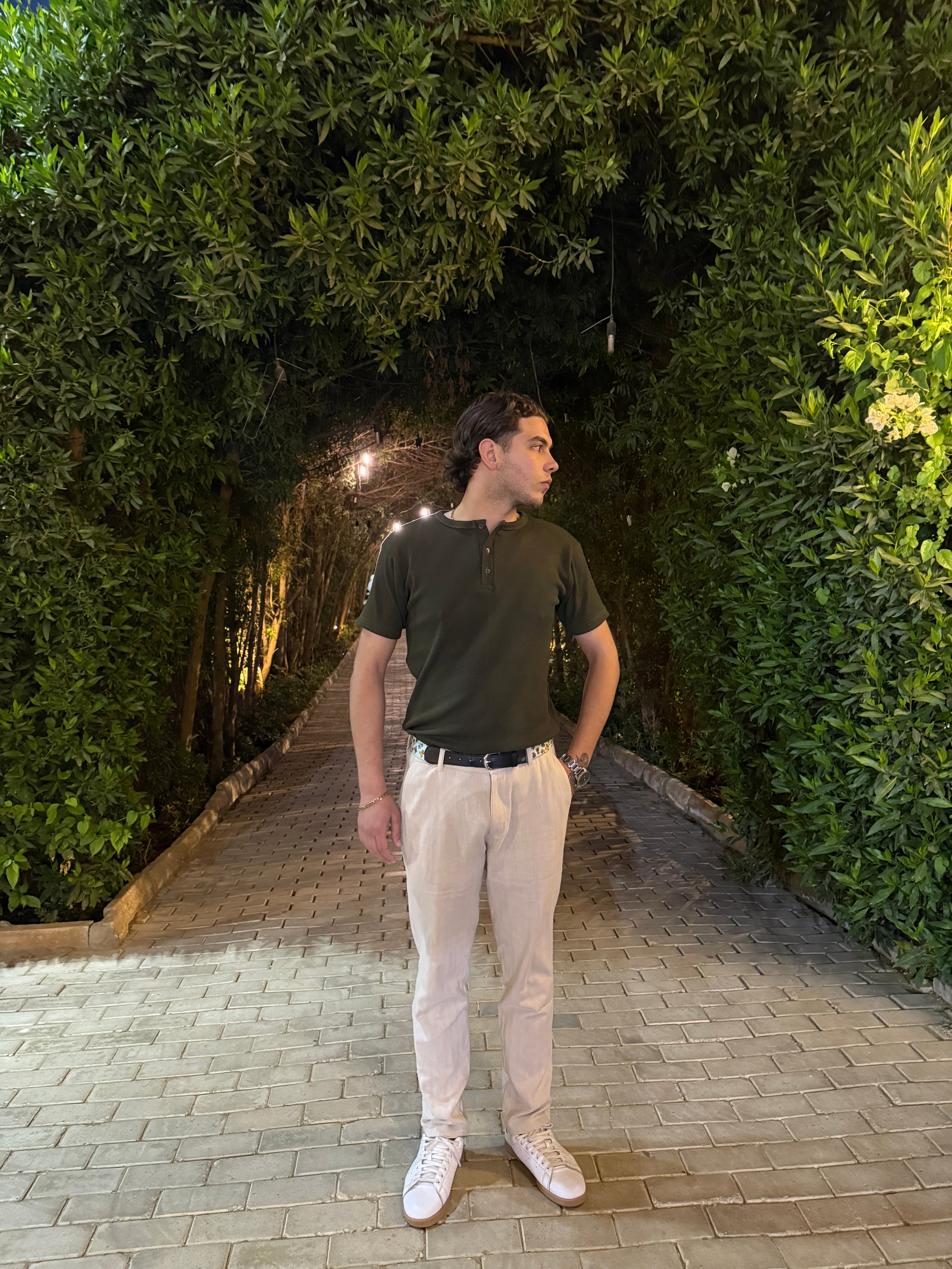 Short Sleeve Henley Shirt