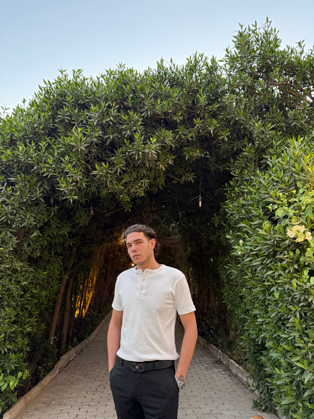 Short Sleeve Henley Shirt
