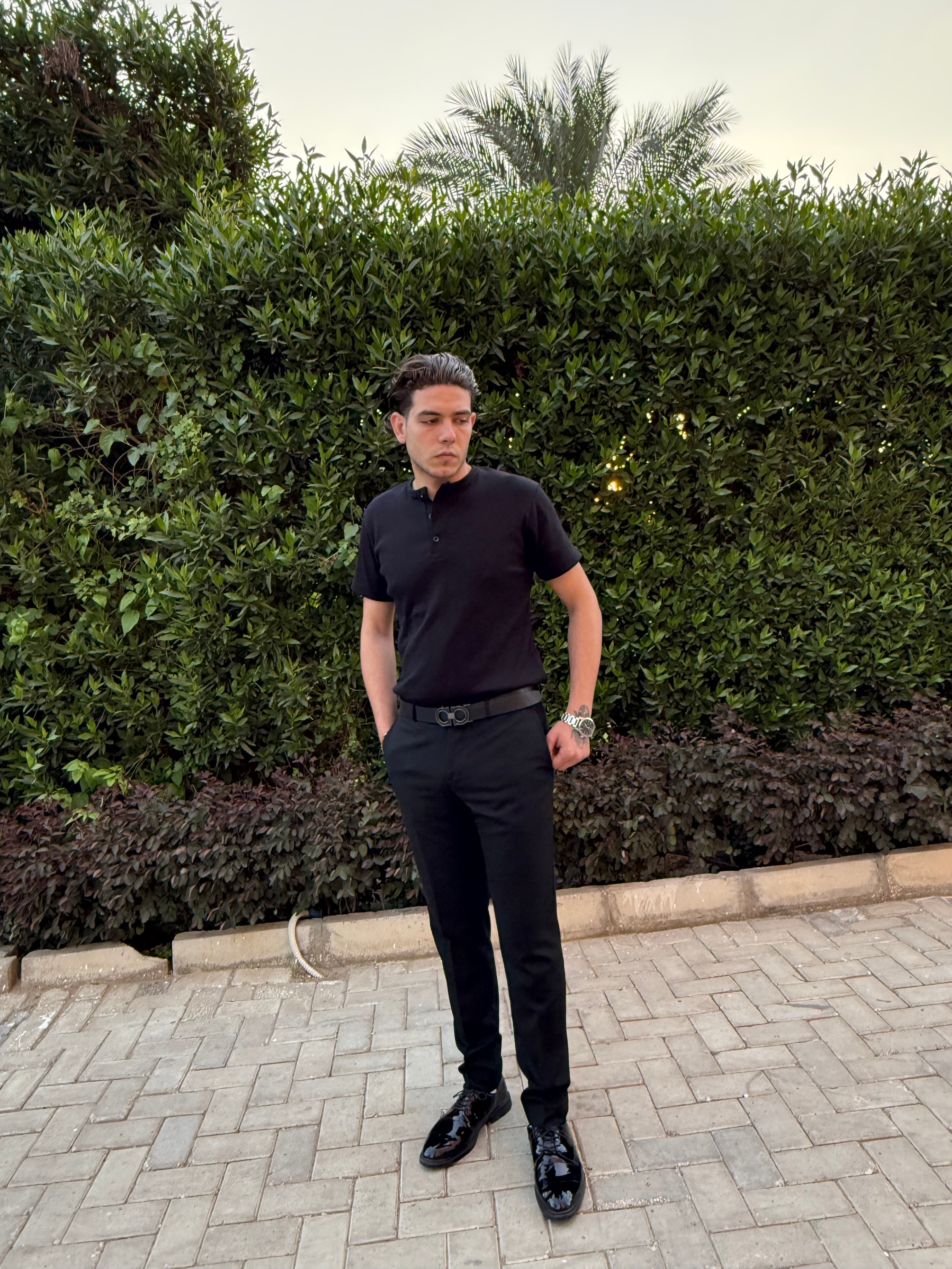Short Sleeve Henley Shirt