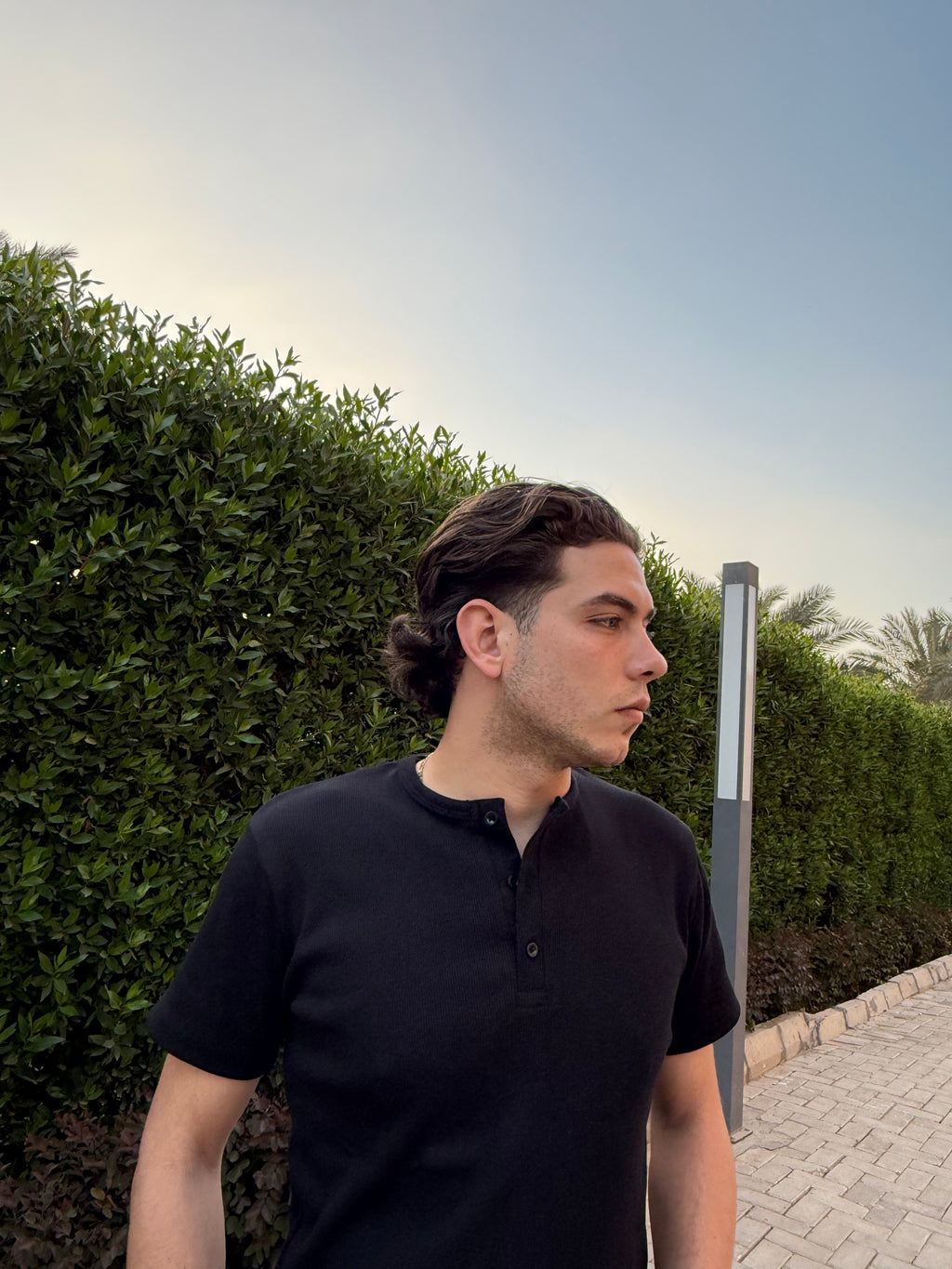 Short Sleeve Henley Shirt