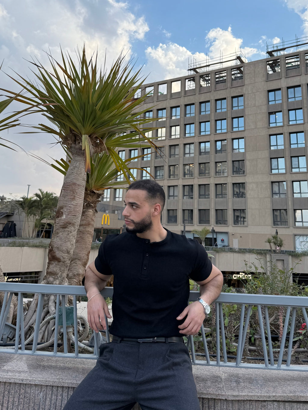 Short Sleeve Henley Shirt