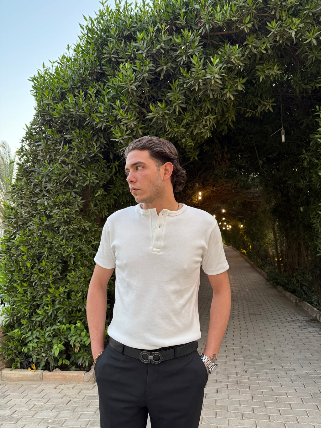 Short Sleeve Henley Shirt