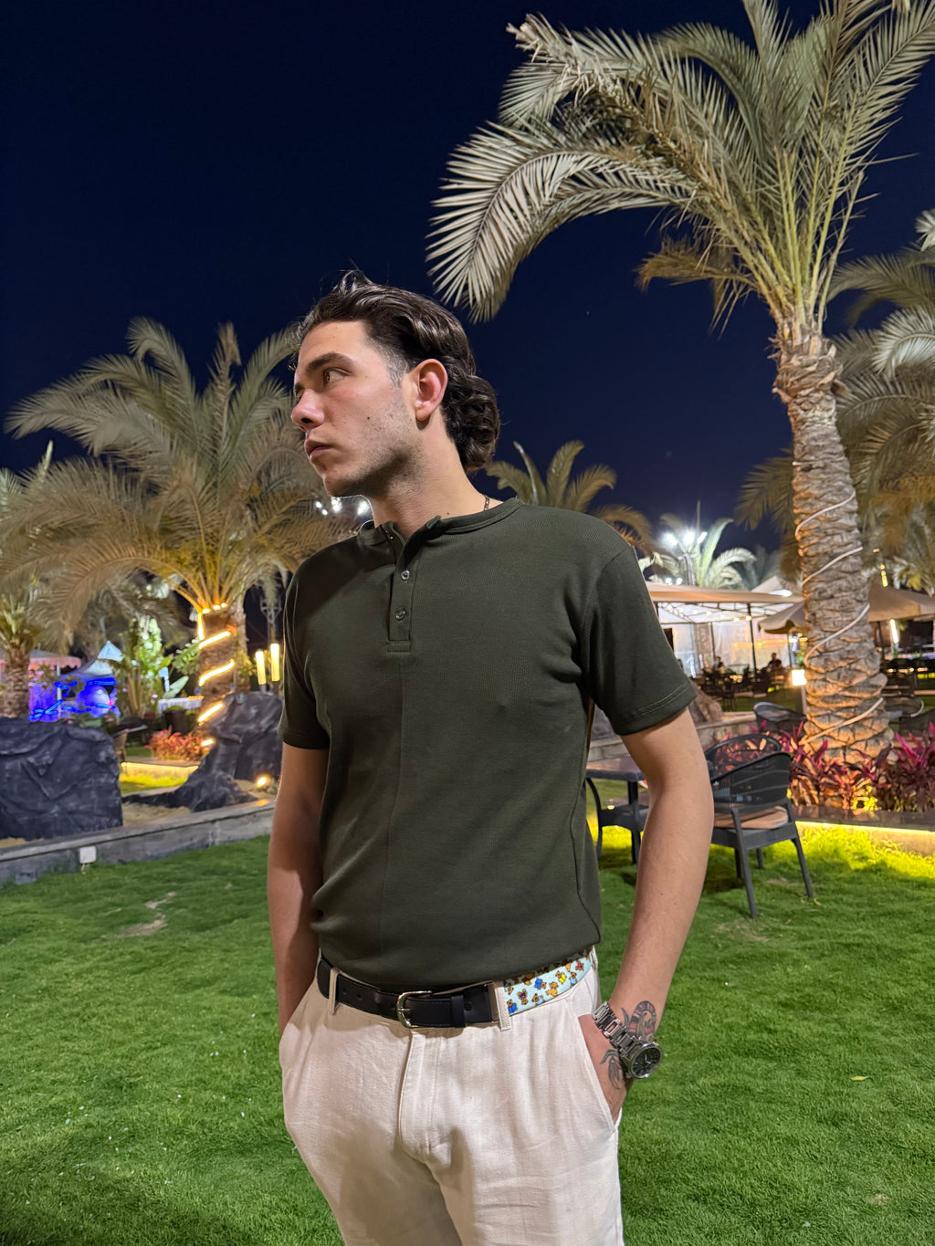 Short Sleeve Henley Shirt