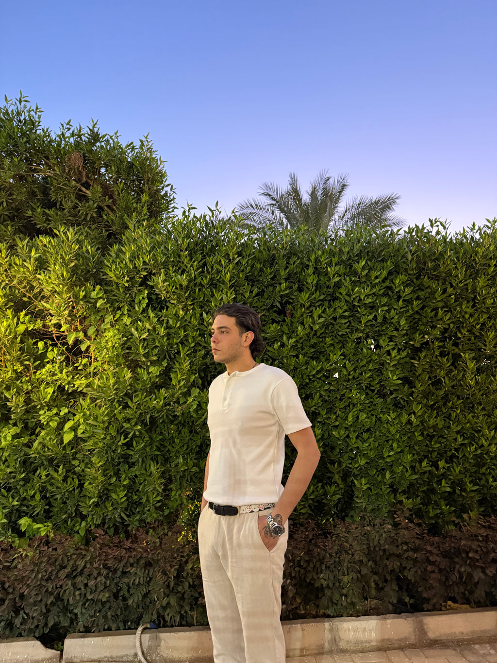 Short Sleeve Henley Shirt