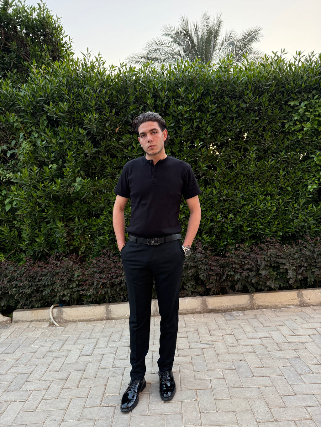 Short Sleeve Henley Shirt