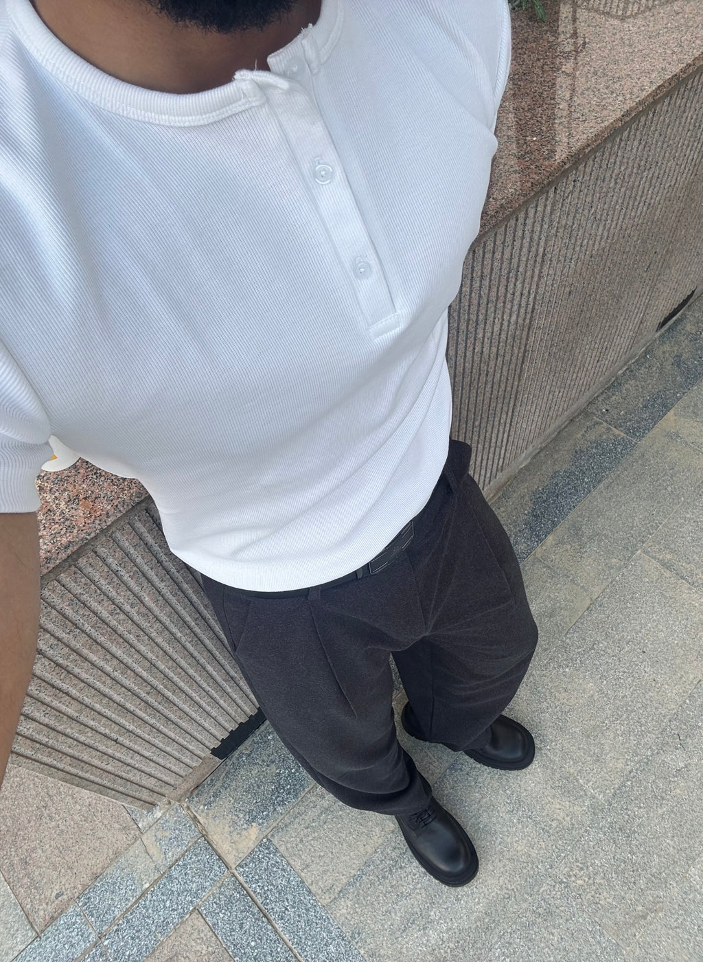 Short Sleeve Henley Shirt
