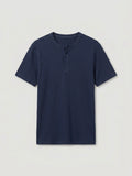 Short sleeve Henley shirt
