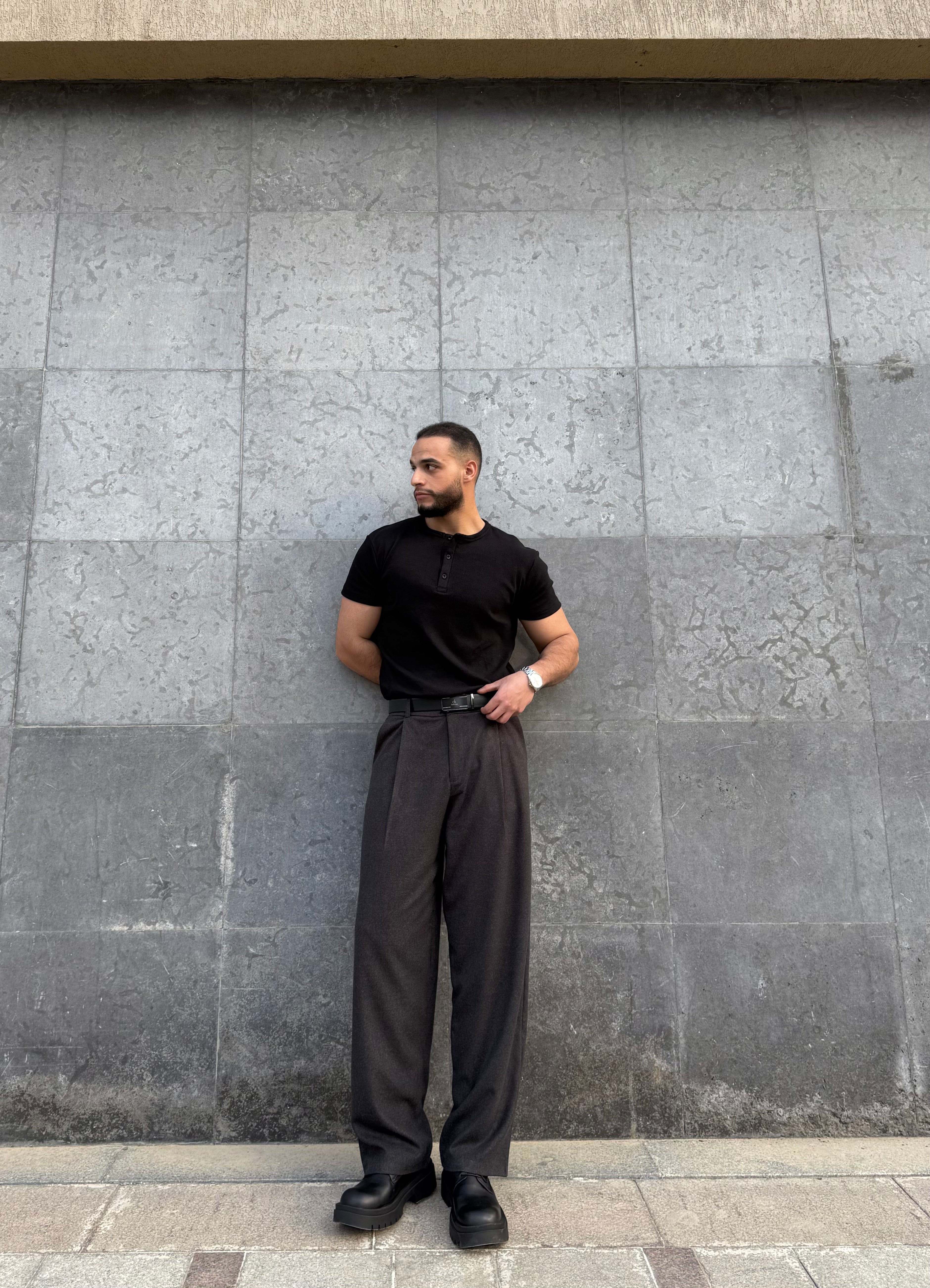 Short Sleeve Henley Shirt