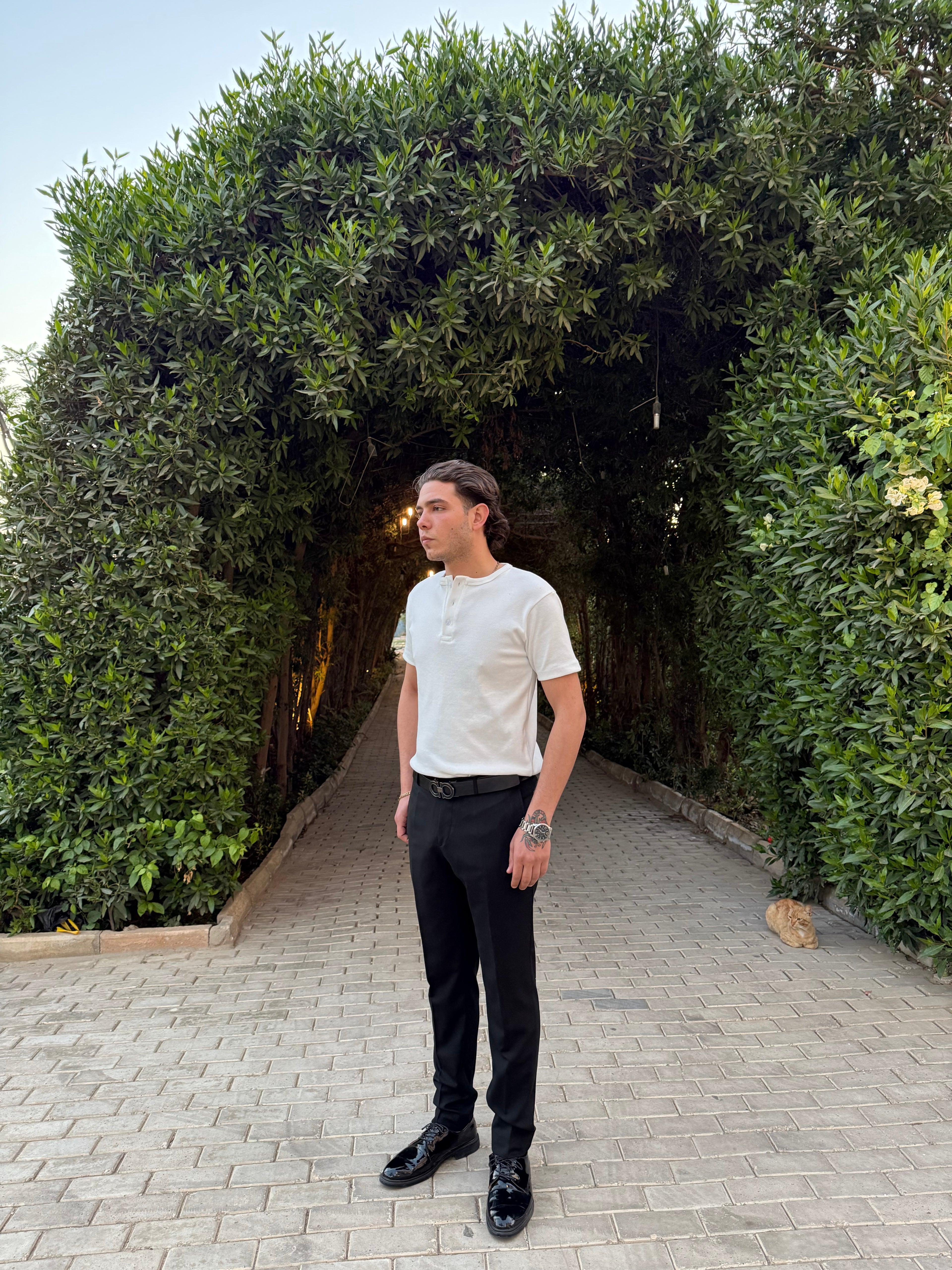 Short Sleeve Henley Shirt
