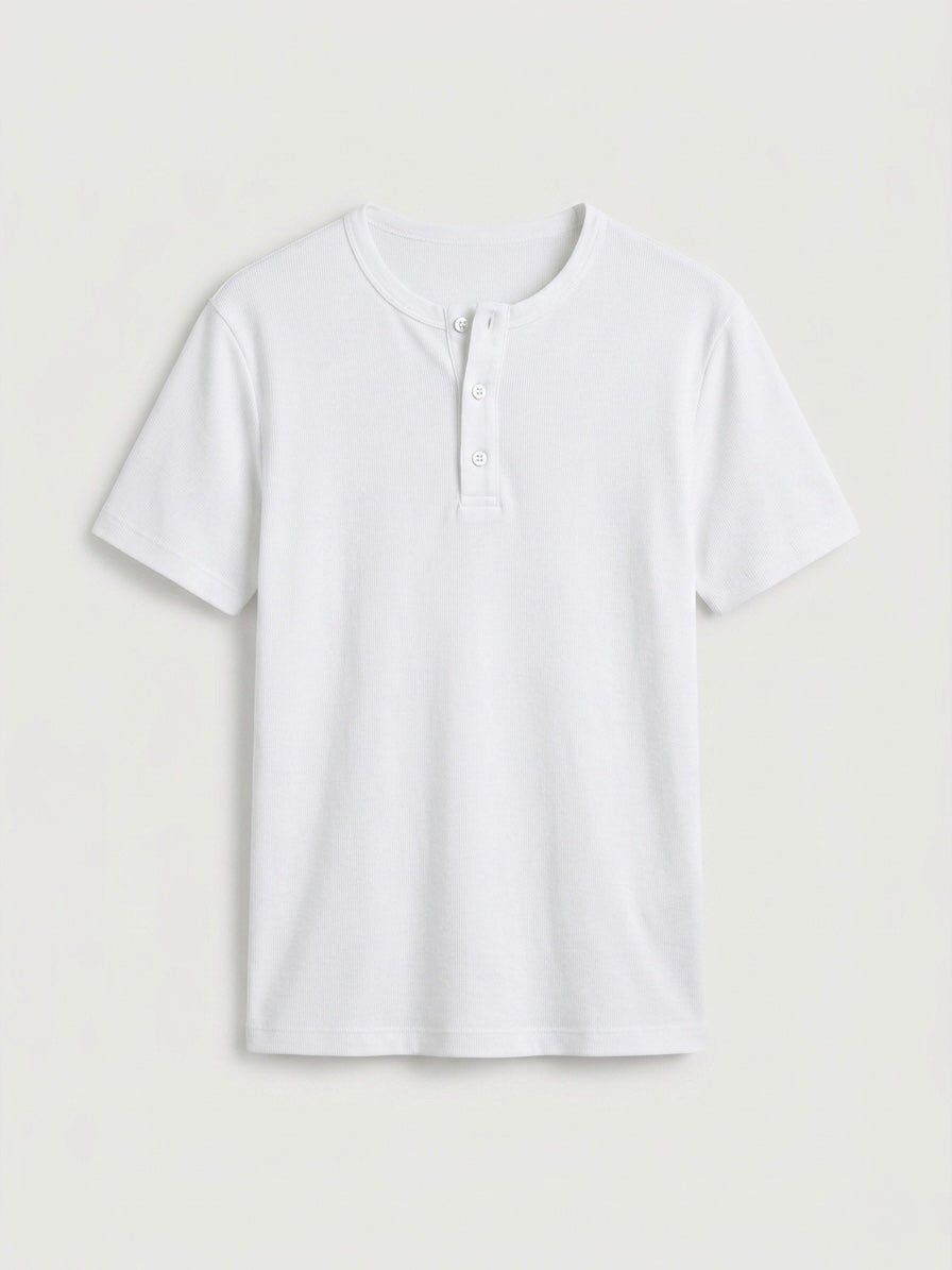 Short Sleeve Henley Shirt