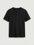 Short Sleeve Henley Shirt